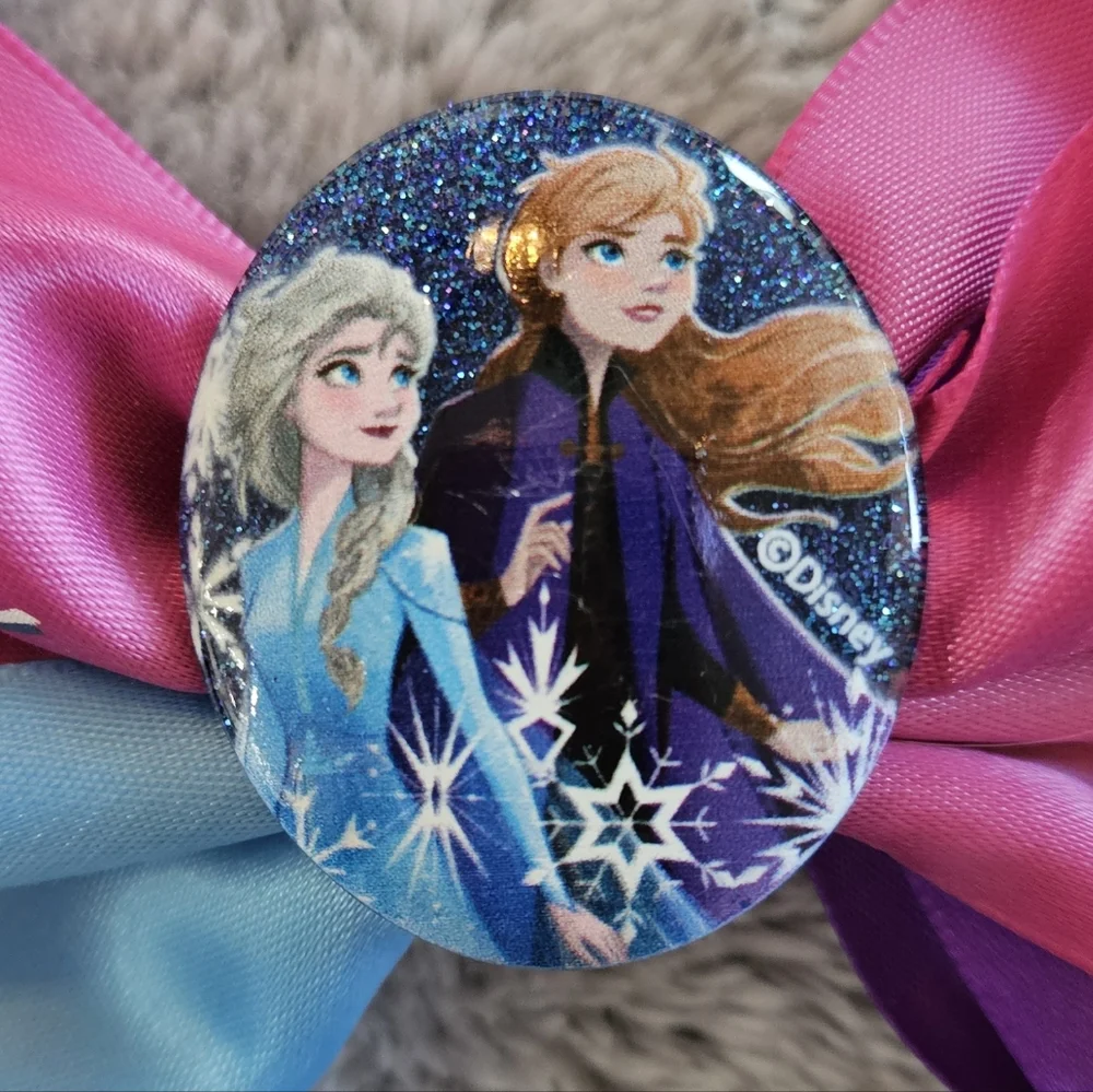 SET (2) Hair Bows Disney Frozen Elsa Ana & JoJo Siwa